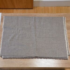 Tan Coloured Scarf/Decorative Blanket